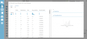 Experiments Microsoft Azure Machine Learning Studio Results