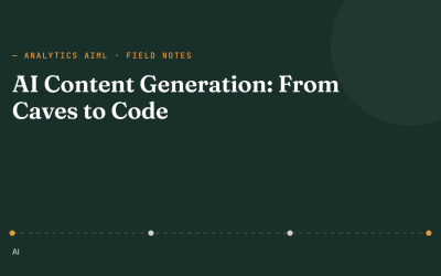 AI Content Generation: From Caves to Code