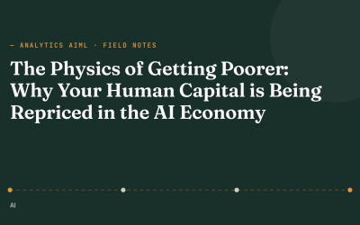 The Physics of Getting Poorer: Why Your Human Capital is Being Repriced in the AI Economy