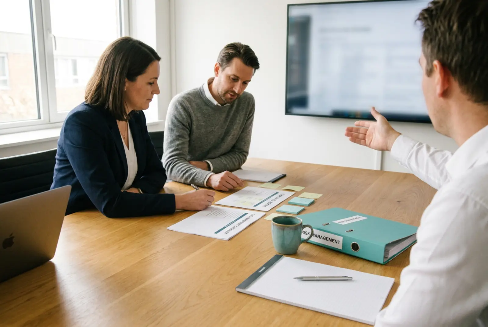 Financial Services Data Compliance: finance and risk team reviewing breach response and data inventory